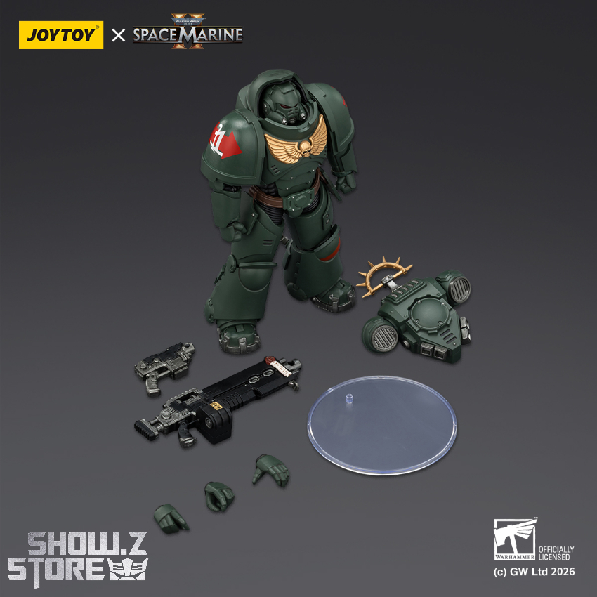 JoyToy JT03684 1/18 Warhammer 40K Game Edition Dark Angels Heavy Intercessor with Heavy Bolt Rifle and Bolt Pistol - View 5 JoyToy JT03684 1/18 Warhammer 40K Game Edition Dark Angels Heavy Intercessor with Heavy Bolt Rifle and Bolt Pistol - View 5