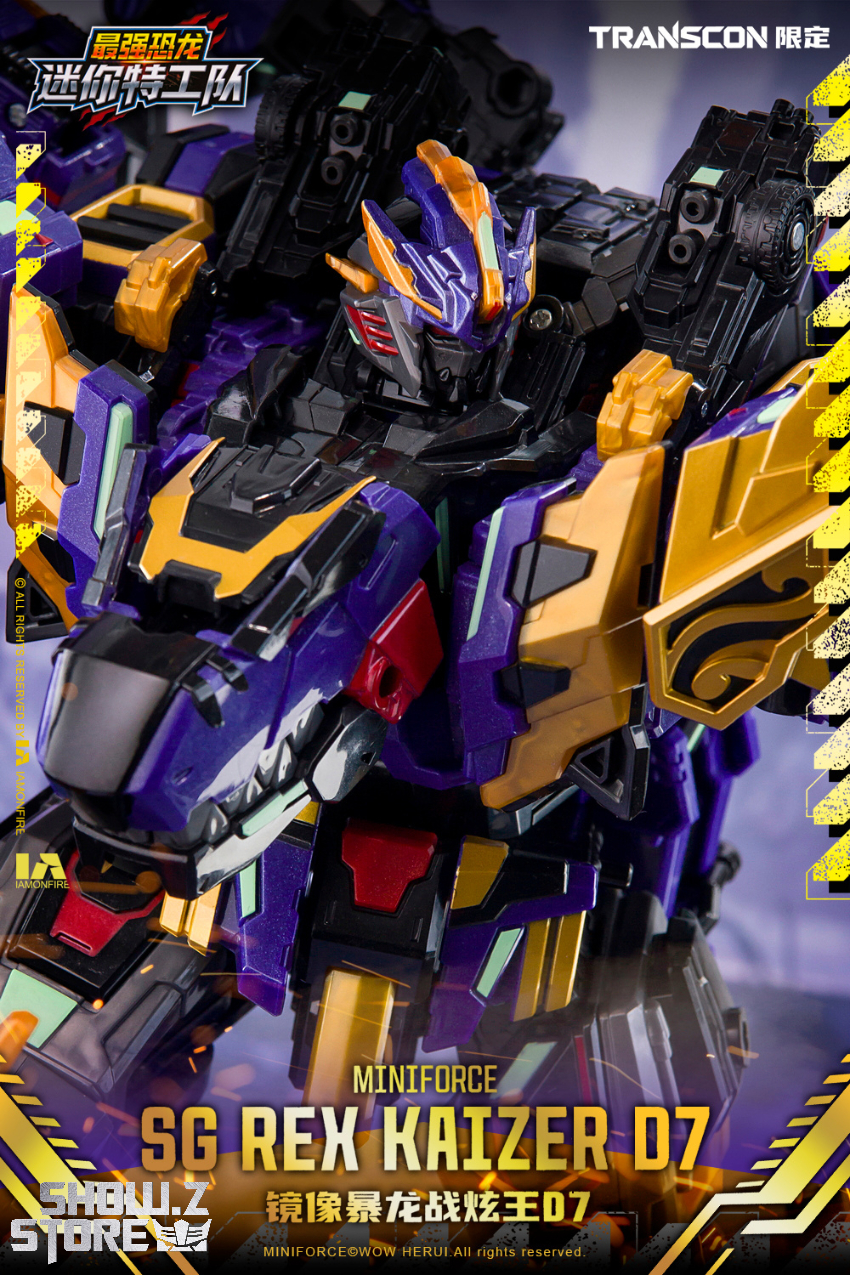 MiniForce D7 Rex Kaizer Shattered Glass Version - View 3 MiniForce D7 Rex Kaizer Shattered Glass Version - View 3