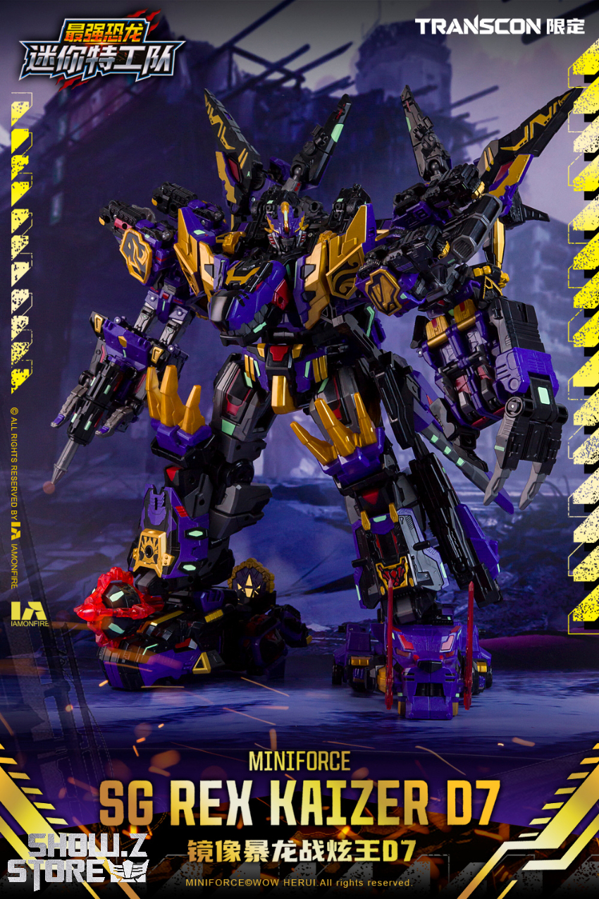 MiniForce D7 Rex Kaizer Shattered Glass Version - View 8 MiniForce D7 Rex Kaizer Shattered Glass Version - View 8
