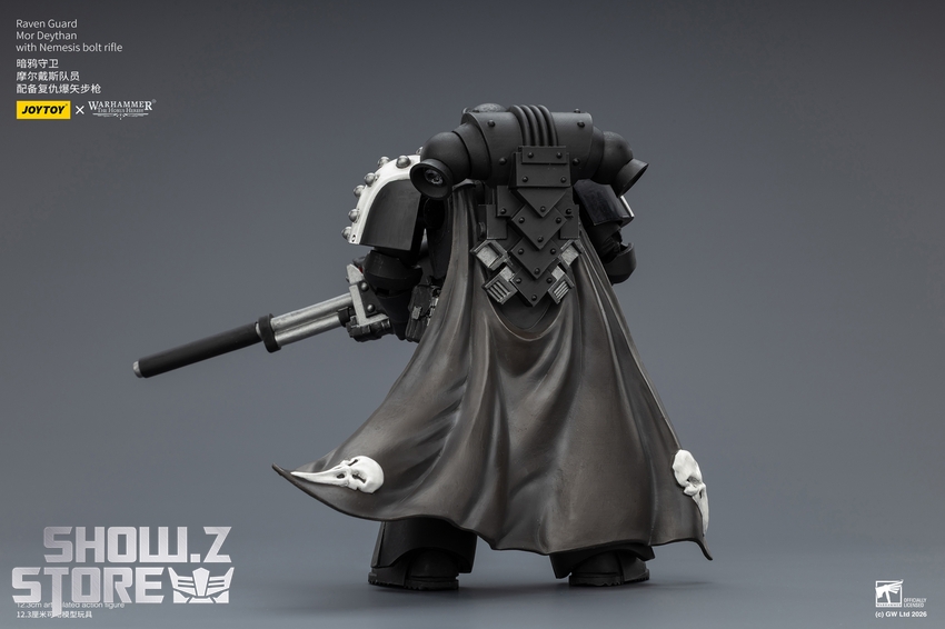 JoyToy JT03974 1/18 Warhammer The Horus Heresy Raven Guard Mor Deythan with Nemesis bolt rifle - View 4 JoyToy JT03974 1/18 Warhammer The Horus Heresy Raven Guard Mor Deythan with Nemesis bolt rifle - View 4