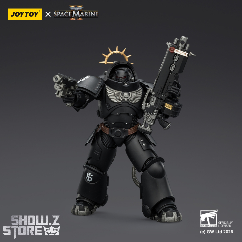JoyToy JT03714 1/18 Warhammer 40K Game Edition Iron Hands Heavy Intercessor with Heavy Bolt Rifle and Bolt Pistol - View 4 JoyToy JT03714 1/18 Warhammer 40K Game Edition Iron Hands Heavy Intercessor with Heavy Bolt Rifle and Bolt Pistol - View 4