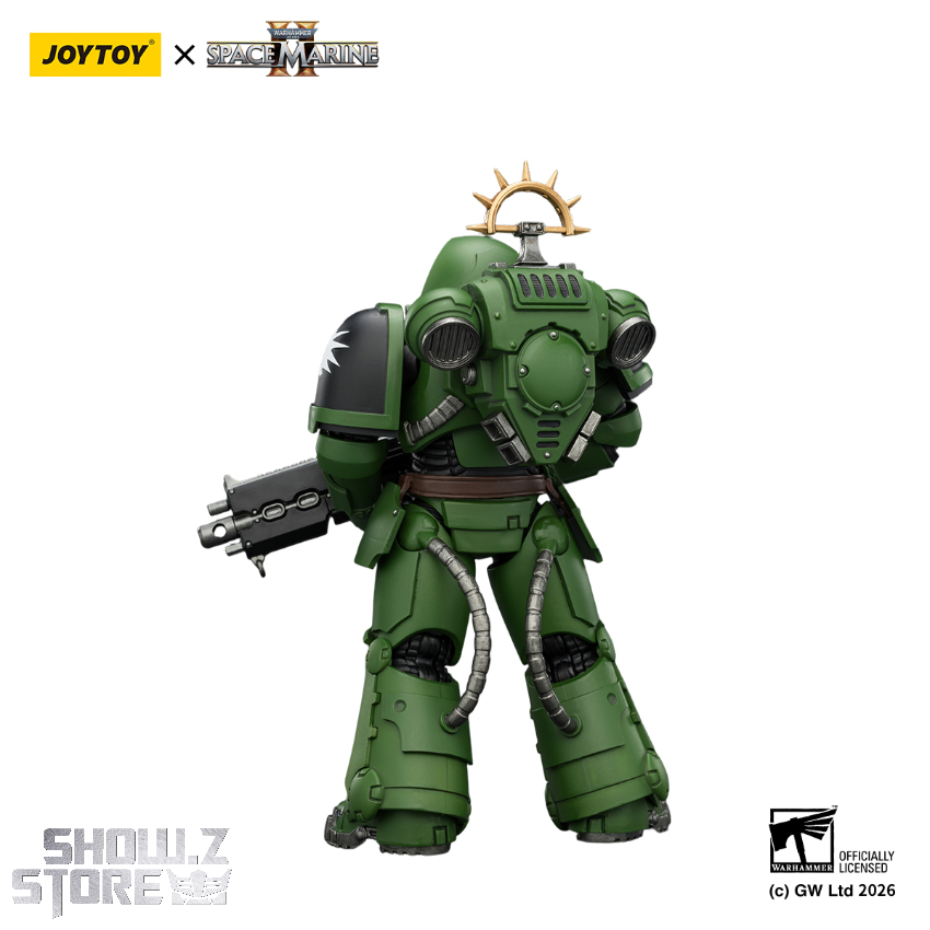JoyToy JT03677 1/18 Warhammer 40K Game Edition Salamanders Heavy Intercessor with Heavy Bolt Rifle and Bolt Pistol - View 7 JoyToy JT03677 1/18 Warhammer 40K Game Edition Salamanders Heavy Intercessor with Heavy Bolt Rifle and Bolt Pistol - View 7