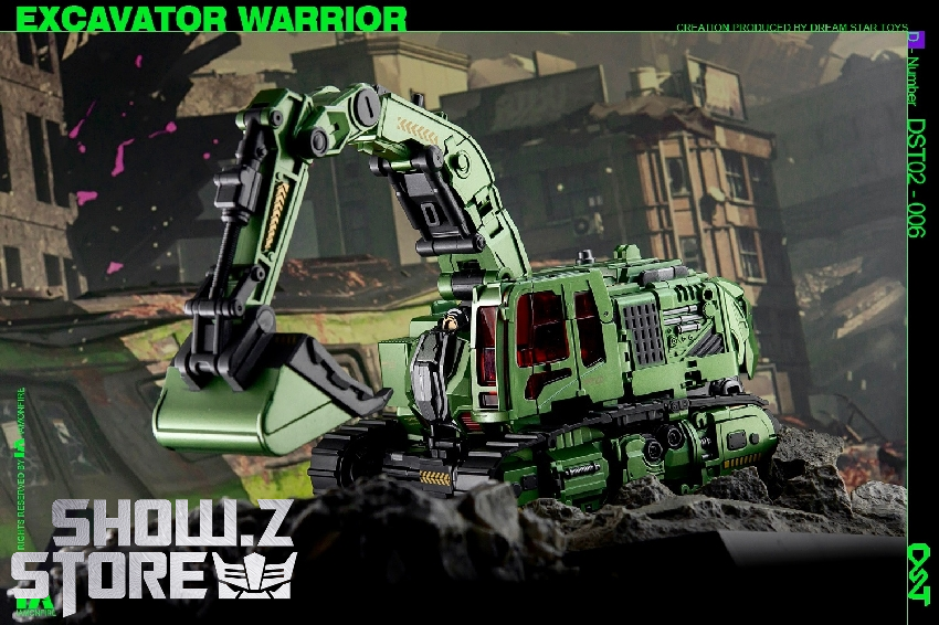 DreamStar Toys DST02-006 Devastator Scavenger green robot combiner DreamStar Toys DST02-006 Devastator Scavenger green robot combiner