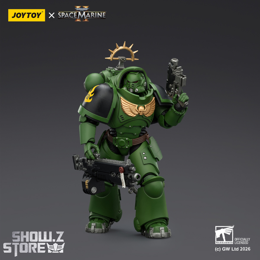 JoyToy JT03677 1/18 Warhammer 40K Game Edition Salamanders Heavy Intercessor with Heavy Bolt Rifle and Bolt Pistol - View 4 JoyToy JT03677 1/18 Warhammer 40K Game Edition Salamanders Heavy Intercessor with Heavy Bolt Rifle and Bolt Pistol - View 4