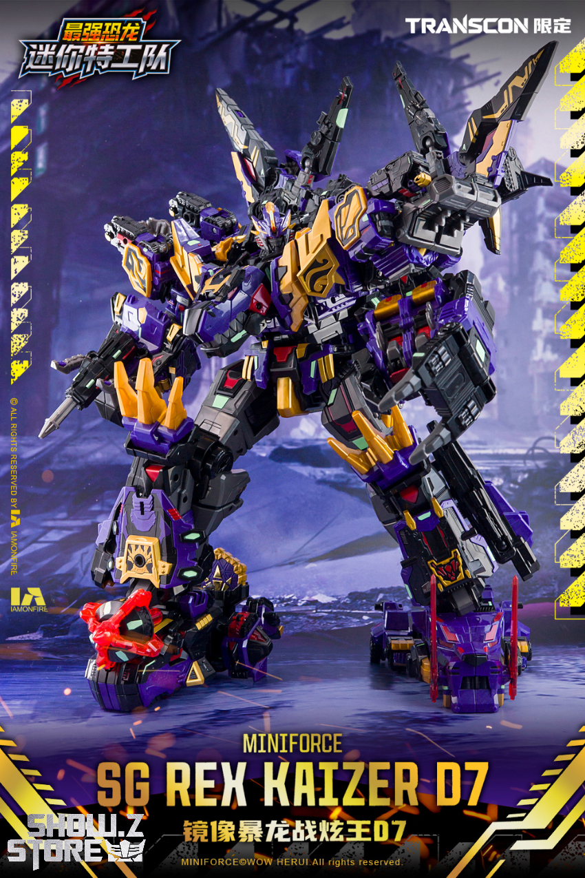 MiniForce D7 Rex Kaizer Shattered Glass Version - View 2 MiniForce D7 Rex Kaizer Shattered Glass Version - View 2