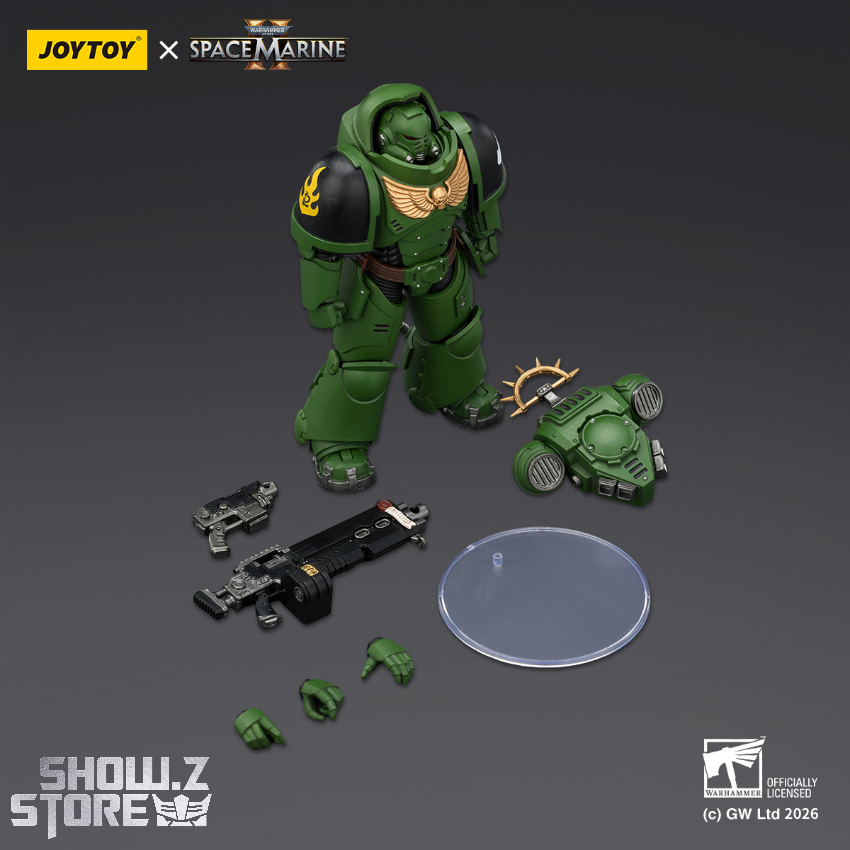 JoyToy JT03677 1/18 Warhammer 40K Game Edition Salamanders Heavy Intercessor with Heavy Bolt Rifle and Bolt Pistol - View 5 JoyToy JT03677 1/18 Warhammer 40K Game Edition Salamanders Heavy Intercessor with Heavy Bolt Rifle and Bolt Pistol - View 5