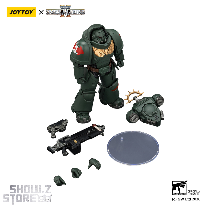 JoyToy JT03684 1/18 Warhammer 40K Game Edition Dark Angels Heavy Intercessor with Heavy Bolt Rifle and Bolt Pistol - View 10 JoyToy JT03684 1/18 Warhammer 40K Game Edition Dark Angels Heavy Intercessor with Heavy Bolt Rifle and Bolt Pistol - View 10