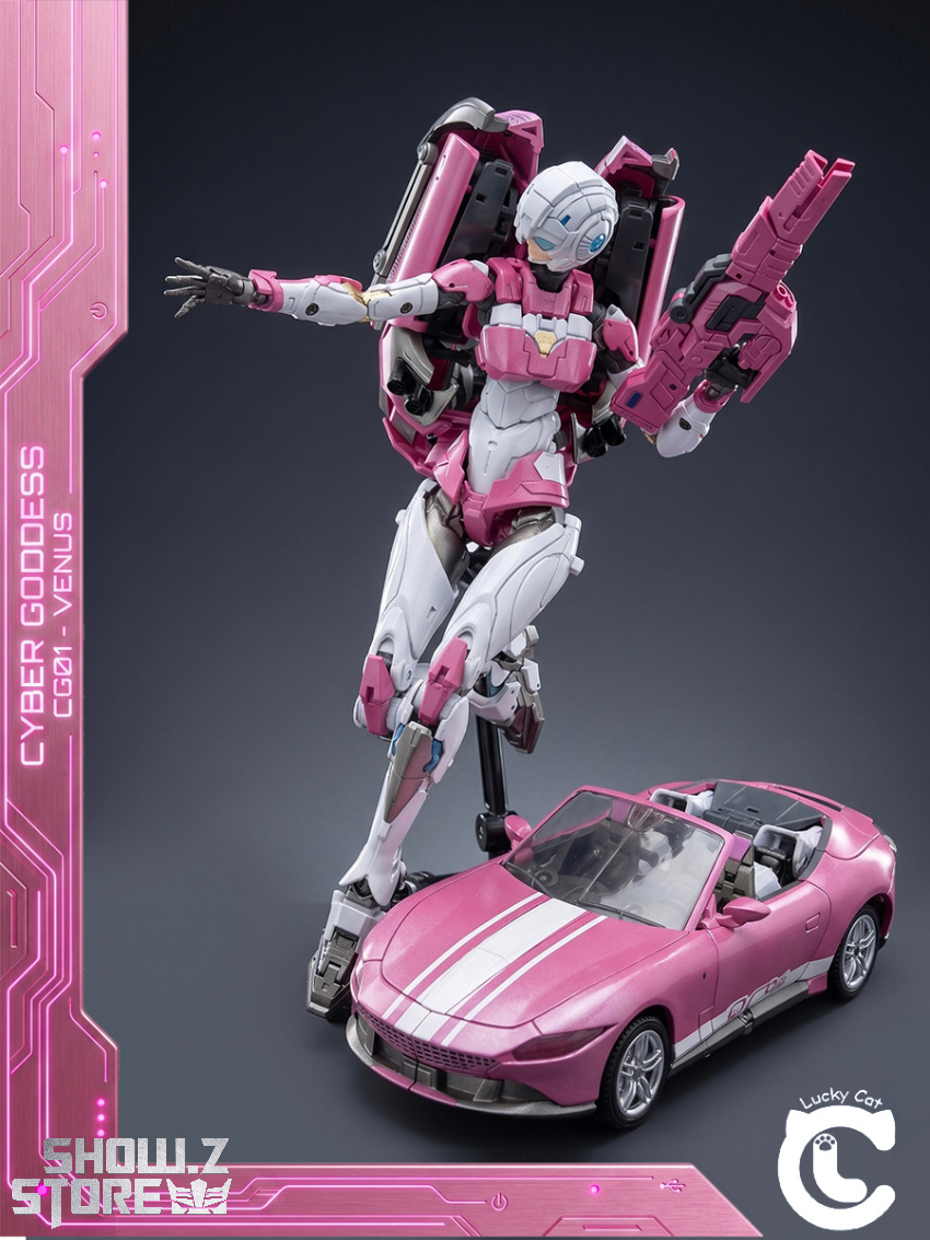 Lucky Cat CG01 Cyber Goddess Venus Arcee - View 4 Lucky Cat CG01 Cyber Goddess Venus Arcee - View 4