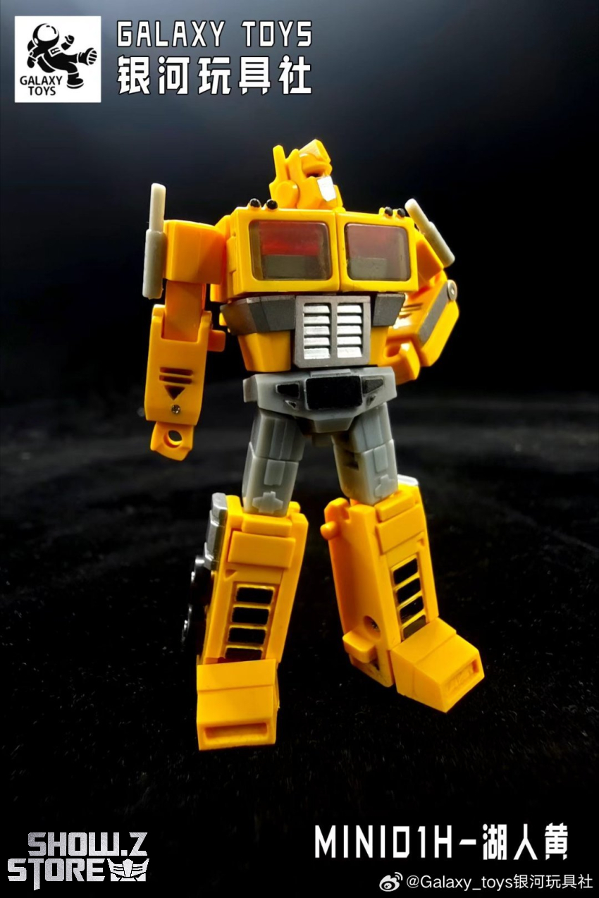 Galaxy Toys MINI01H Leader King Optimus Prime Lakers Yellow Version - View 2 Galaxy Toys MINI01H Leader King Optimus Prime Lakers Yellow Version - View 2