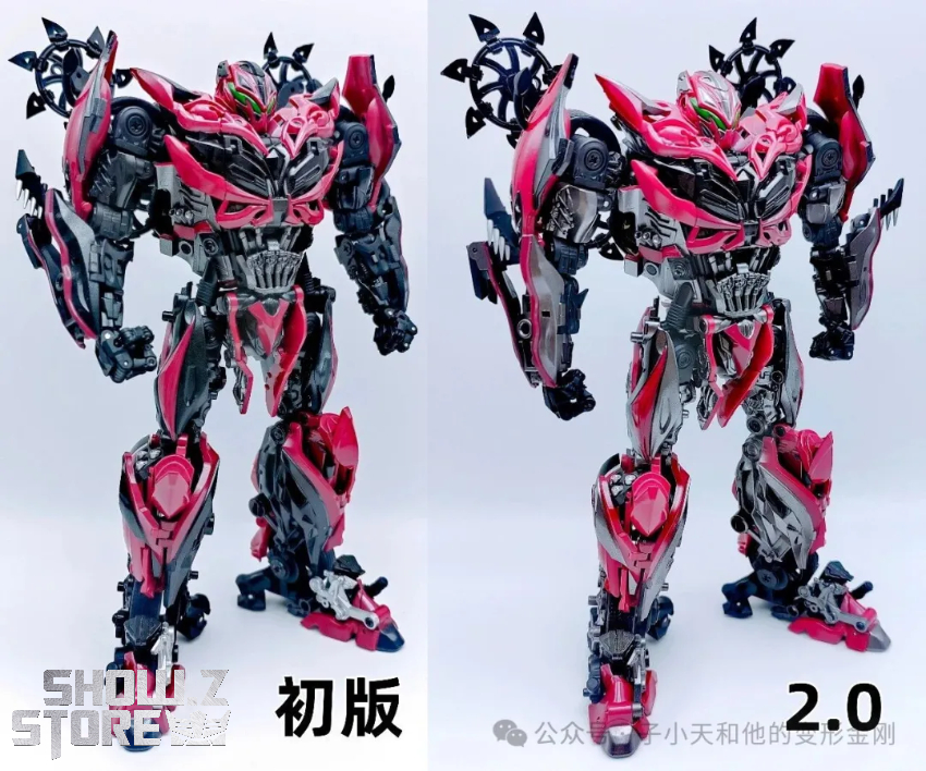 Unique Toys R09-02 Red Destroyer Stinger Repaint Version - View 1 Unique Toys R09-02 Red Destroyer Stinger Repaint Version - View 1