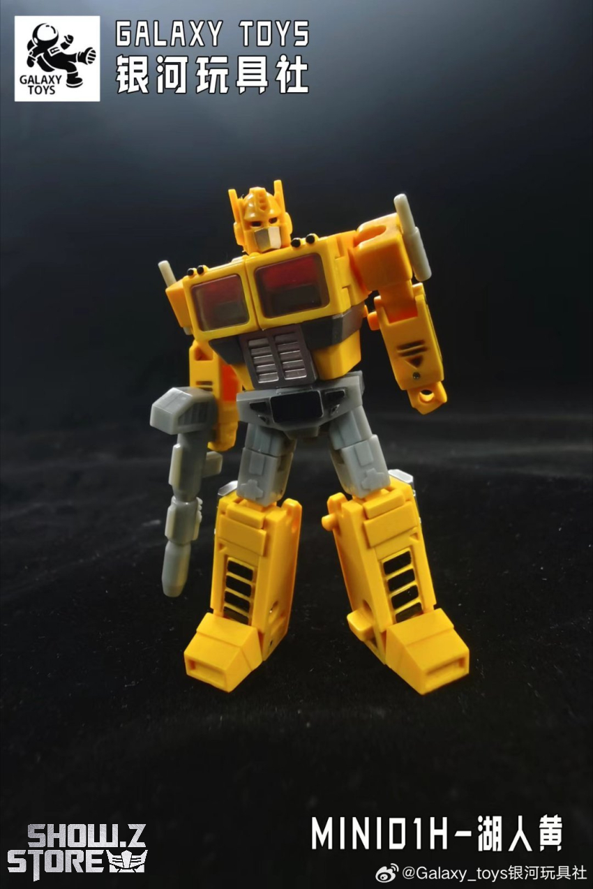 Galaxy Toys MINI01H Leader King Optimus Prime Lakers Yellow Version - View 4 Galaxy Toys MINI01H Leader King Optimus Prime Lakers Yellow Version - View 4