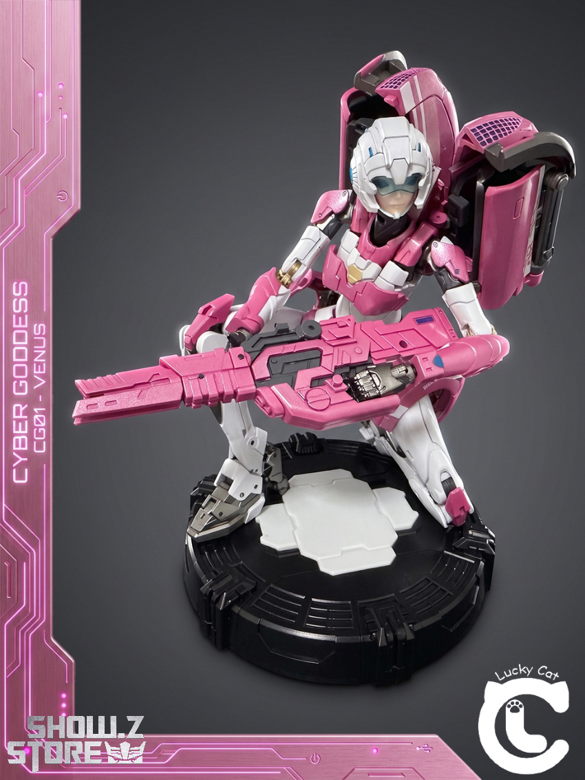 Lucky Cat CG01 Cyber Goddess Venus Arcee - View 7 Lucky Cat CG01 Cyber Goddess Venus Arcee - View 7