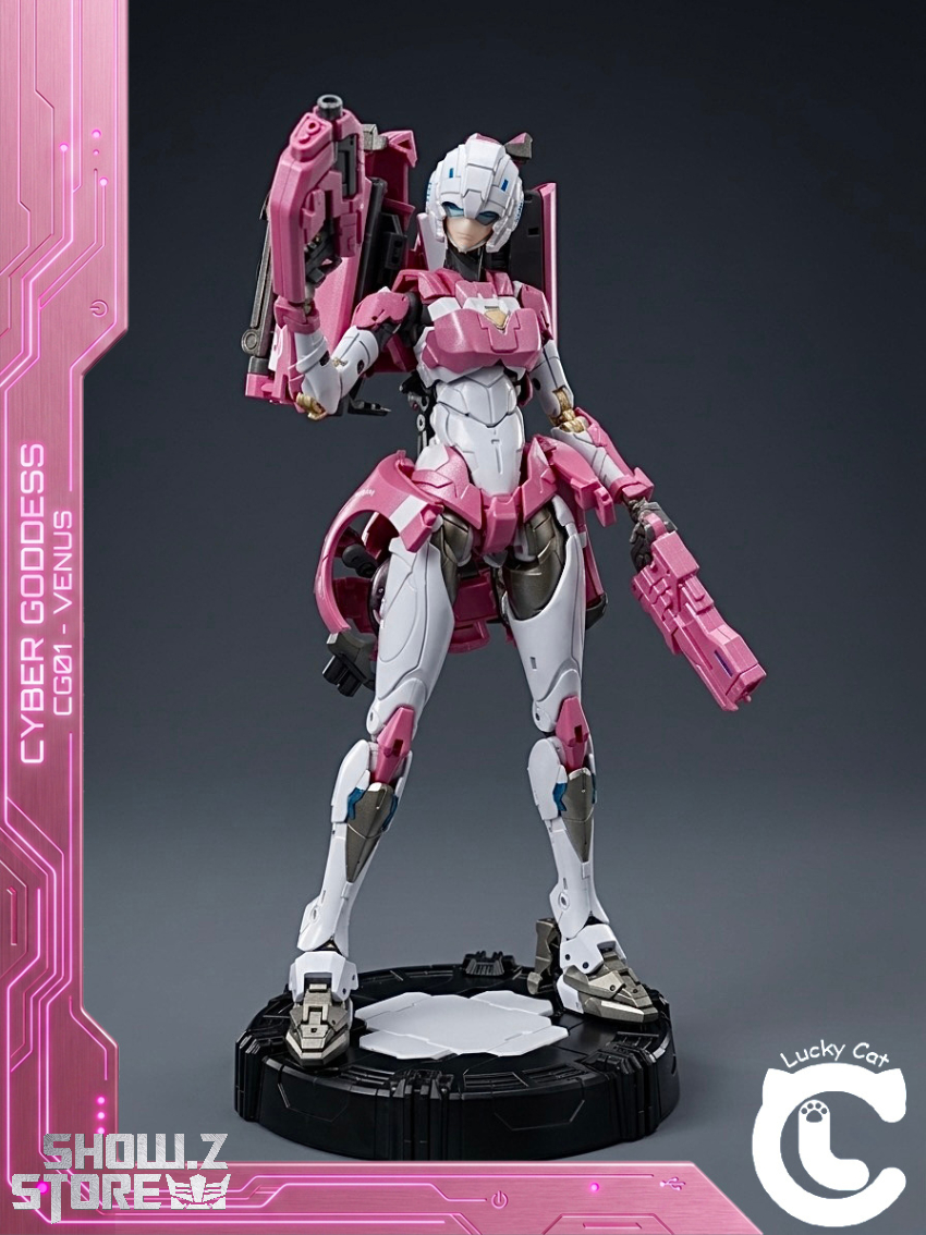 Lucky Cat CG01 Cyber Goddess Venus Arcee - View 6 Lucky Cat CG01 Cyber Goddess Venus Arcee - View 6
