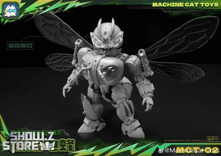 Machinecat Toys MCT-02 Buzz Voltbee Waspinator - View 9 Machinecat Toys MCT-02 Buzz Voltbee Waspinator - View 9