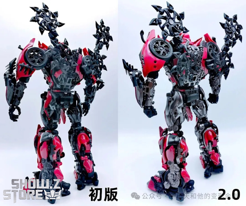 Unique Toys R09-02 Red Destroyer Stinger Repaint Version - View 1 Unique Toys R09-02 Red Destroyer Stinger Repaint Version - View 1