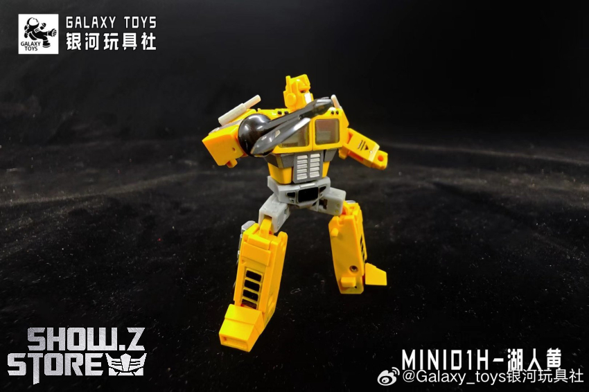 Galaxy Toys MINI01H Leader King Optimus Prime Lakers Yellow Version - View 9 Galaxy Toys MINI01H Leader King Optimus Prime Lakers Yellow Version - View 9