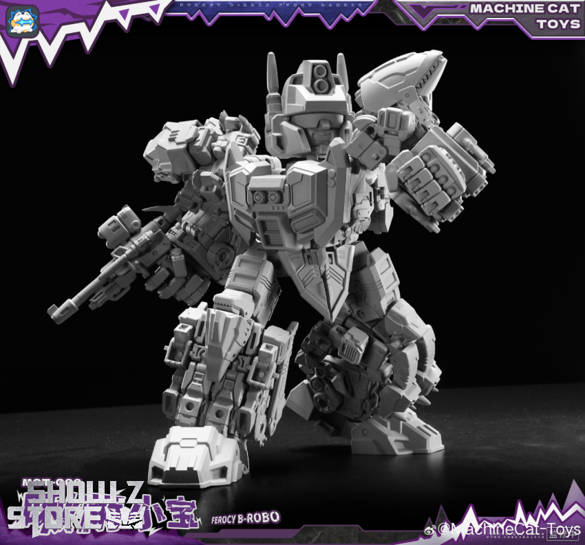Machinecat Toys MCT-C02 Ferocy B-robo Abominus Set of 5 - View 7 Machinecat Toys MCT-C02 Ferocy B-robo Abominus Set of 5 - View 7