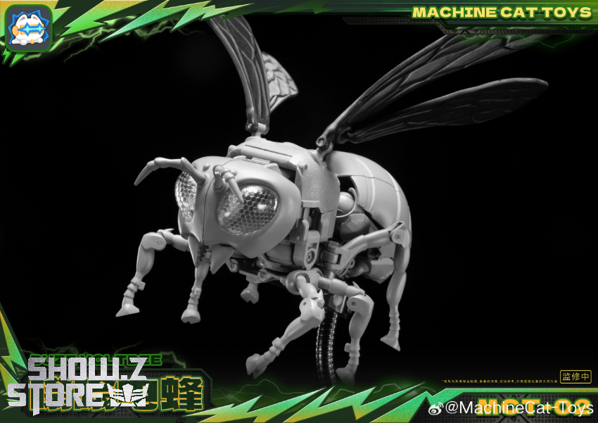 Machinecat Toys MCT-02 Buzz Voltbee Waspinator - View 2 Machinecat Toys MCT-02 Buzz Voltbee Waspinator - View 2
