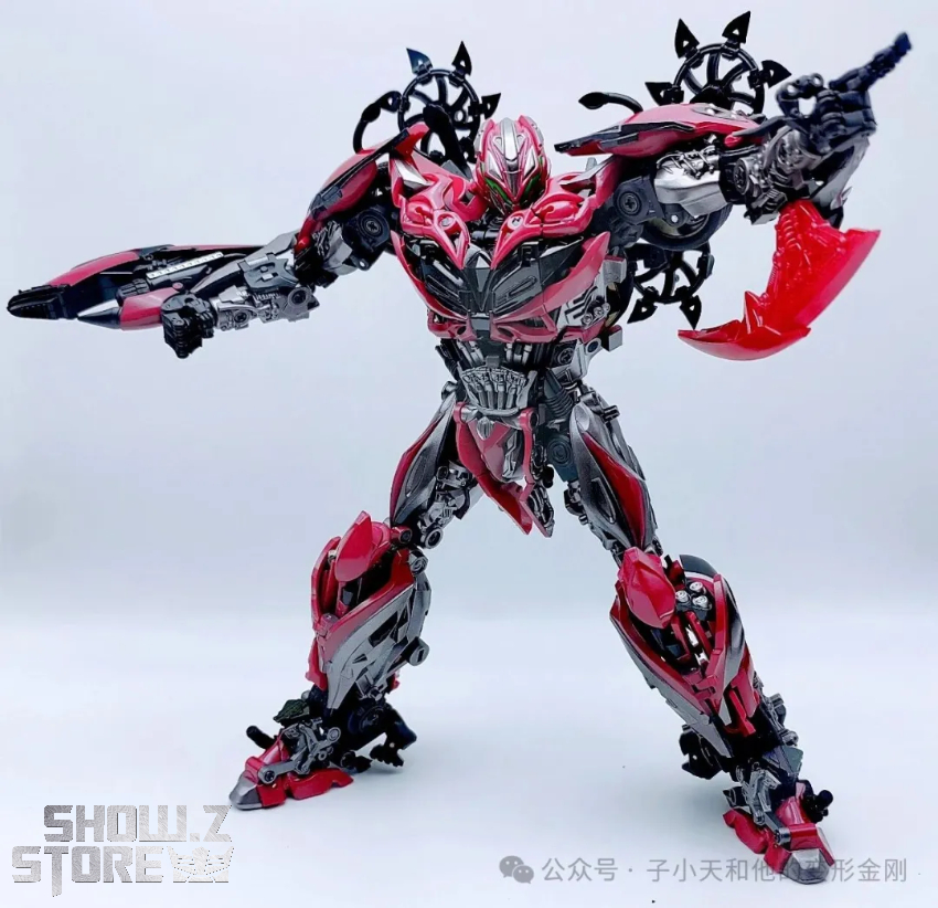 Unique Toys R09-02 Red Destroyer Stinger Repaint Version - View 2 Unique Toys R09-02 Red Destroyer Stinger Repaint Version - View 2