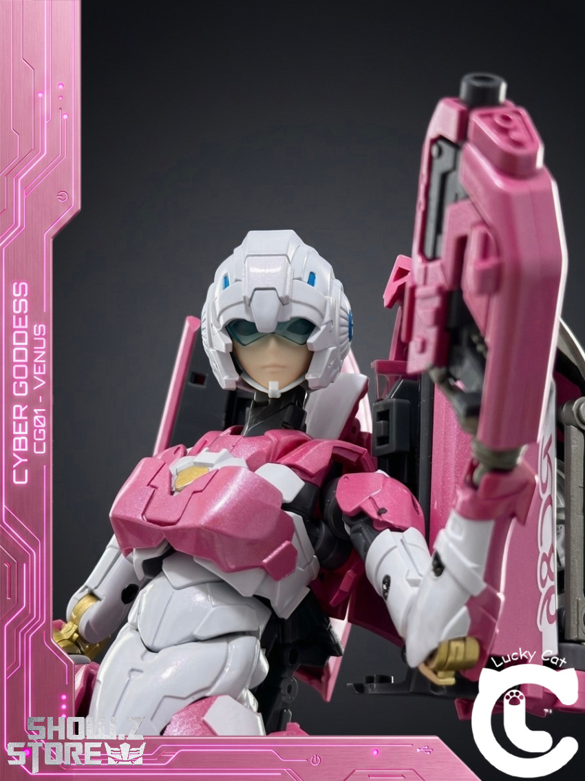 Lucky Cat CG01 Cyber Goddess Venus Arcee - View 2 Lucky Cat CG01 Cyber Goddess Venus Arcee - View 2