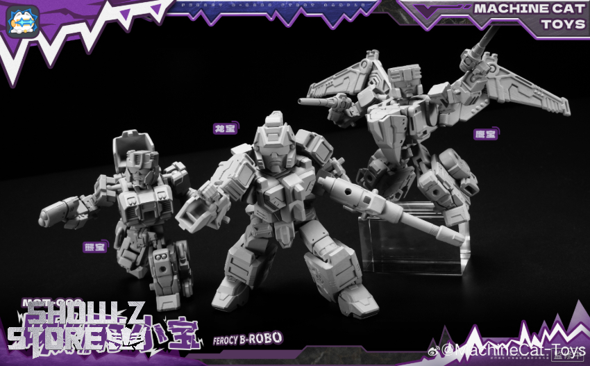 Machinecat Toys MCT-C02 Ferocy B-robo Abominus Set of 5 - View 3 Machinecat Toys MCT-C02 Ferocy B-robo Abominus Set of 5 - View 3