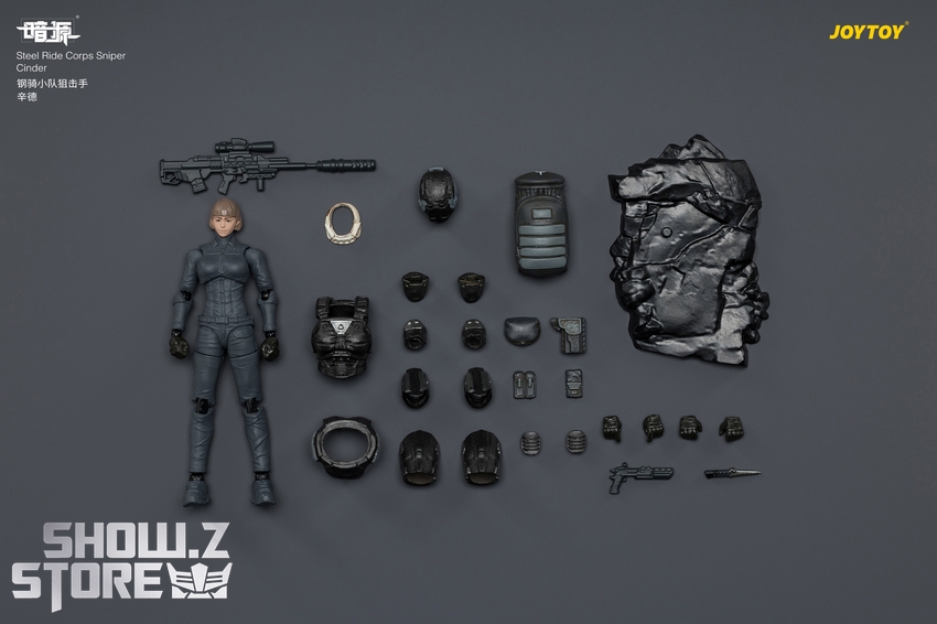 JoyToy JT04247 1/25 Dark Source Steel Ride Corps Sniper Cinder - View 9 JoyToy JT04247 1/25 Dark Source Steel Ride Corps Sniper Cinder - View 9