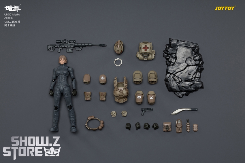 JoyToy JT04230 1/25 Dark Source UNSC Medic Acacia - View 9 JoyToy JT04230 1/25 Dark Source UNSC Medic Acacia - View 9