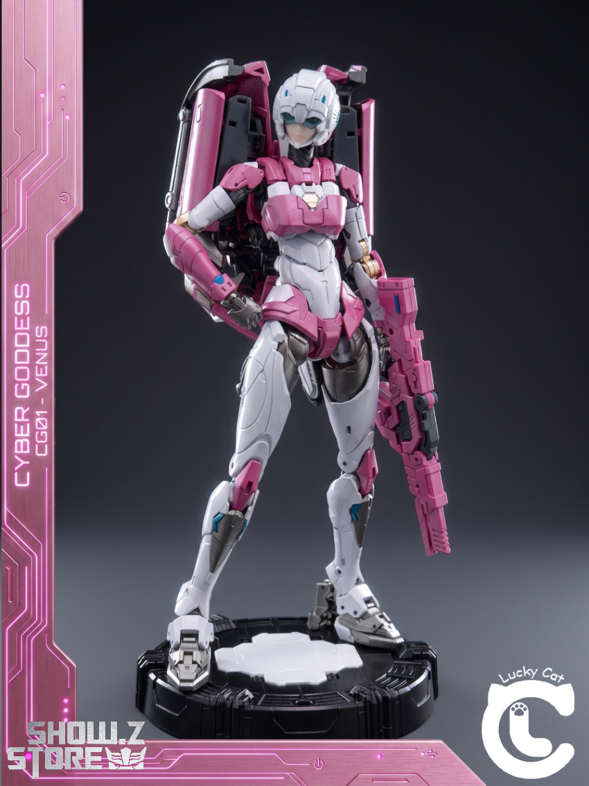 Lucky Cat CG01 Cyber Goddess Venus Arcee - View 3 Lucky Cat CG01 Cyber Goddess Venus Arcee - View 3