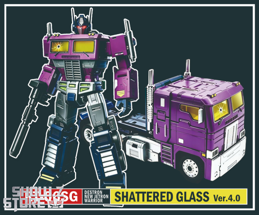 4th Party RT-06SG Optimus Prime Shattered Glass Version - View 1 4th Party RT-06SG Optimus Prime Shattered Glass Version - View 1