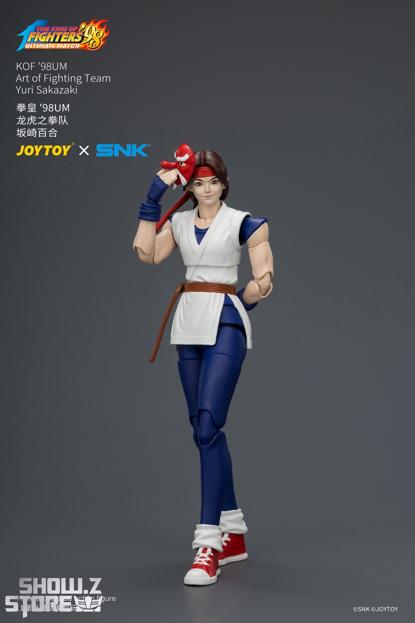 JoyToy JT04605 1/18 SNK KOF'98UM Art of Fighting Team Yuri Sakazaki - View 6 JoyToy JT04605 1/18 SNK KOF'98UM Art of Fighting Team Yuri Sakazaki - View 6