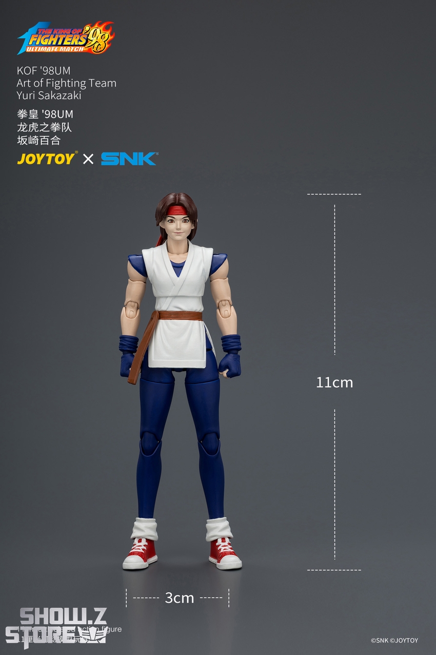 JoyToy JT04605 1/18 SNK KOF'98UM Art of Fighting Team Yuri Sakazaki - View 11 JoyToy JT04605 1/18 SNK KOF'98UM Art of Fighting Team Yuri Sakazaki - View 11