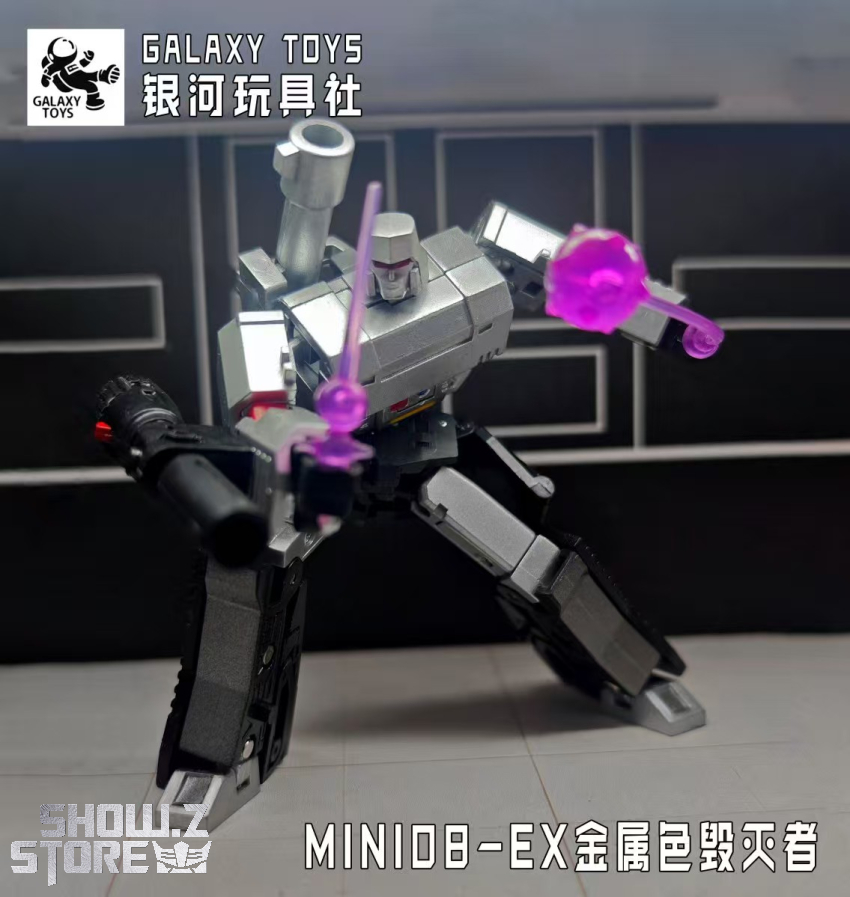 Galaxy Toys MINI08EX Destroyer Megatron Metallic Version - View 2 Galaxy Toys MINI08EX Destroyer Megatron Metallic Version - View 2