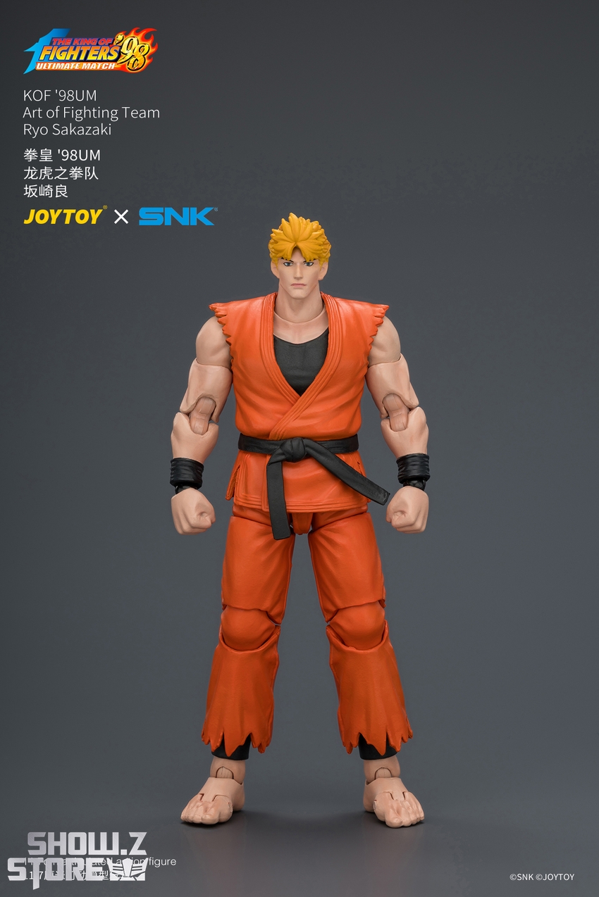 JoyToy JT04612 1/18 SNK KOF'98UM Art of Fighting Team Ryo Sakazaki - View 1 JoyToy JT04612 1/18 SNK KOF'98UM Art of Fighting Team Ryo Sakazaki - View 1