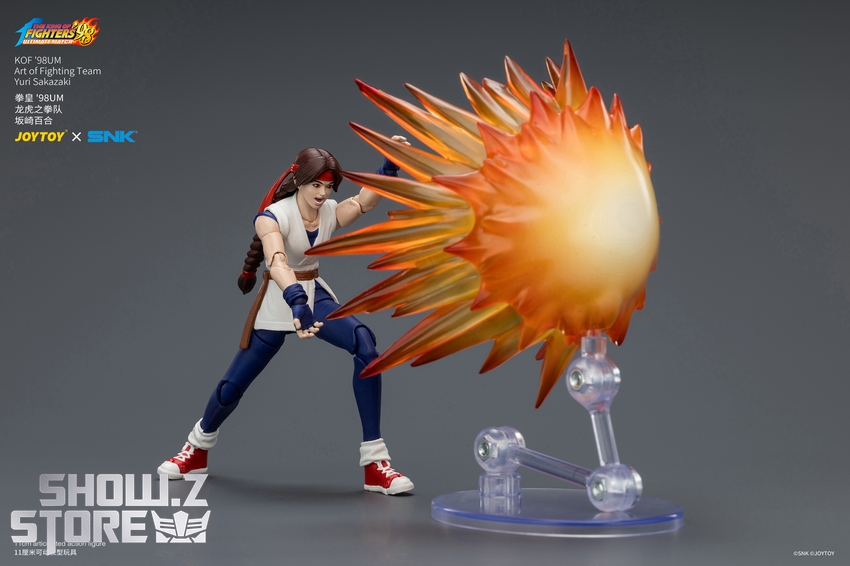 JoyToy JT04605 1/18 SNK KOF'98UM Art of Fighting Team Yuri Sakazaki - View 8 JoyToy JT04605 1/18 SNK KOF'98UM Art of Fighting Team Yuri Sakazaki - View 8