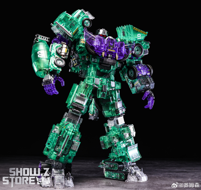 Mecha Invasion Devastator Set of 6 Transparent Version - View 2 Mecha Invasion Devastator Set of 6 Transparent Version - View 2