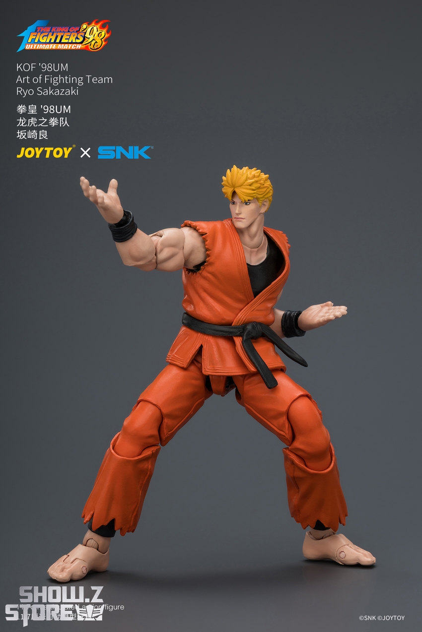 JoyToy JT04612 1/18 SNK KOF'98UM Art of Fighting Team Ryo Sakazaki - View 8 JoyToy JT04612 1/18 SNK KOF'98UM Art of Fighting Team Ryo Sakazaki - View 8