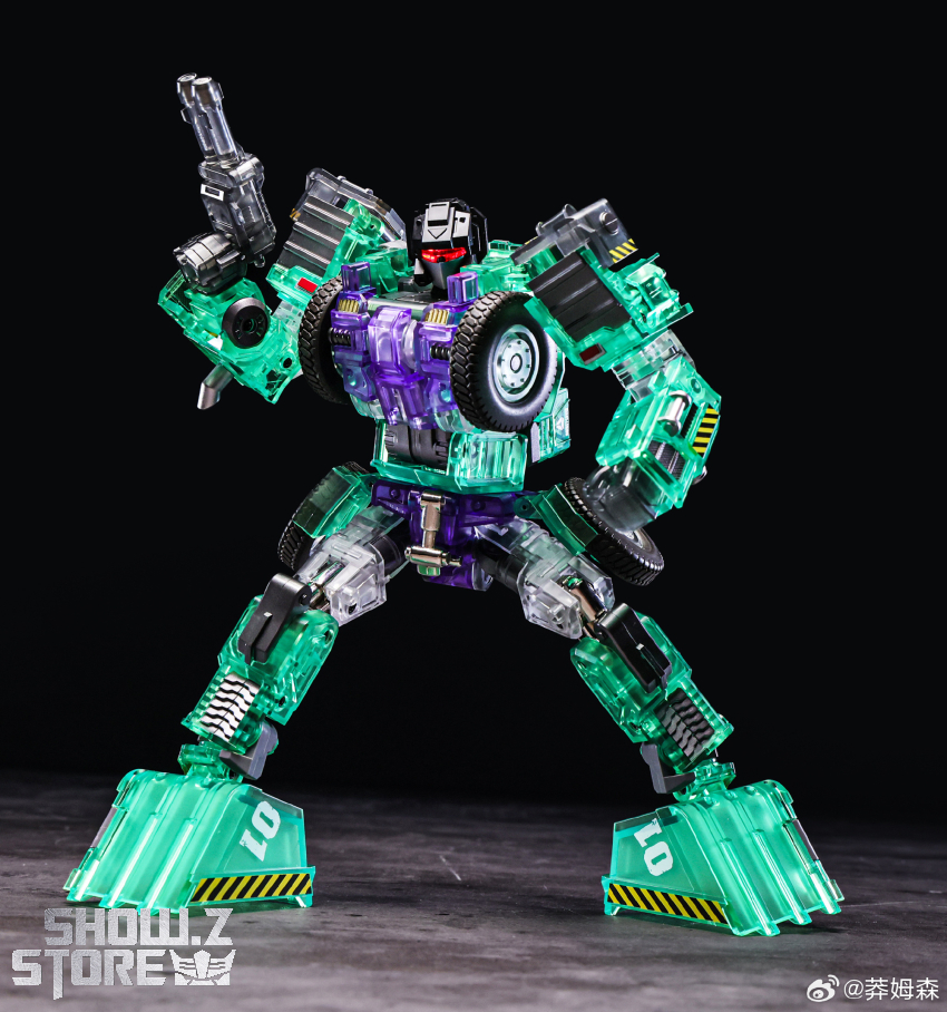 Mecha Invasion Devastator Set of 6 Transparent Version - View 13 Mecha Invasion Devastator Set of 6 Transparent Version - View 13