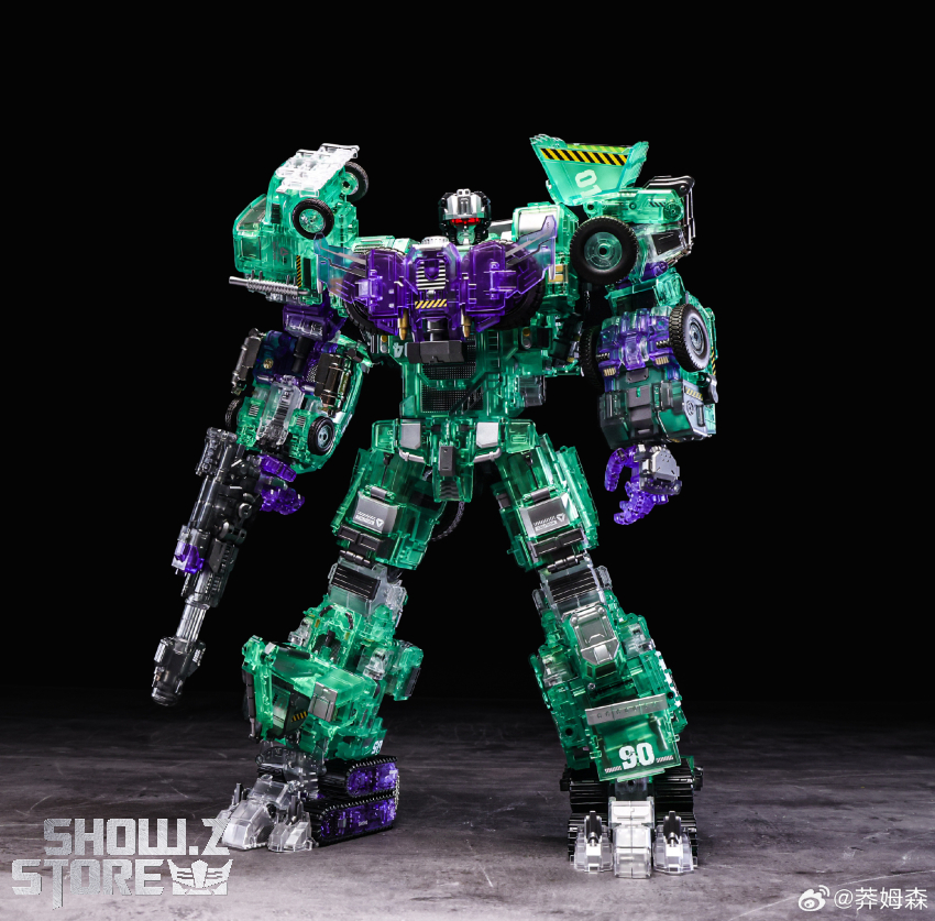 Mecha Invasion Devastator Set of 6 Transparent Version - View 5 Mecha Invasion Devastator Set of 6 Transparent Version - View 5