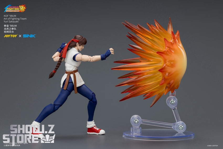 JoyToy JT04605 1/18 SNK KOF'98UM Art of Fighting Team Yuri Sakazaki - View 9 JoyToy JT04605 1/18 SNK KOF'98UM Art of Fighting Team Yuri Sakazaki - View 9