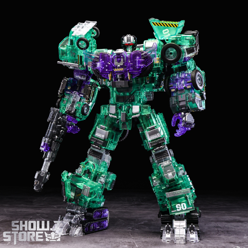 Mecha Invasion Devastator Set of 6 Transparent Version - View 1 Mecha Invasion Devastator Set of 6 Transparent Version - View 1