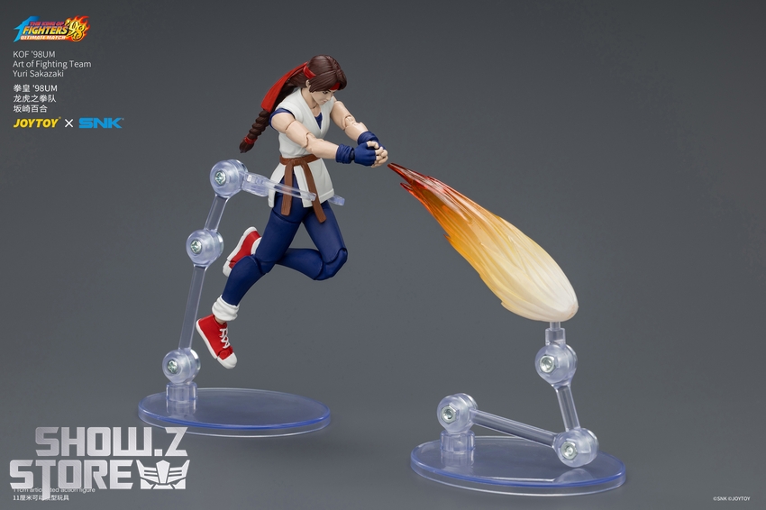 JoyToy JT04605 1/18 SNK KOF'98UM Art of Fighting Team Yuri Sakazaki - View 7 JoyToy JT04605 1/18 SNK KOF'98UM Art of Fighting Team Yuri Sakazaki - View 7