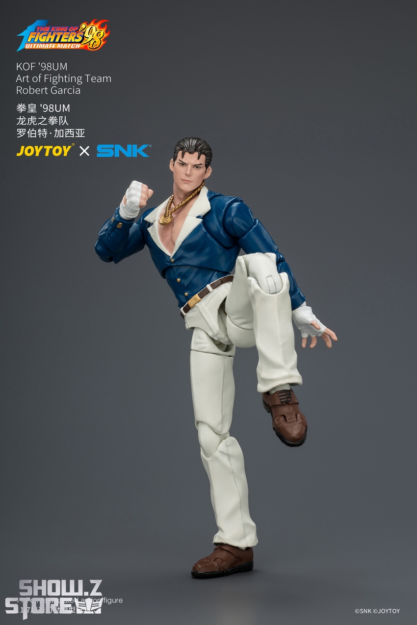 JoyToy JT04599 1/18 SNK KOF'98UM Art of Fighting Team Robert Garcia - View 6 JoyToy JT04599 1/18 SNK KOF'98UM Art of Fighting Team Robert Garcia - View 6