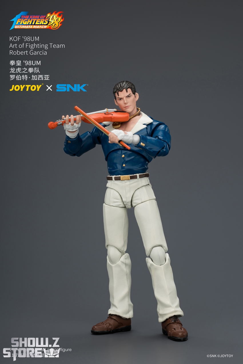 JoyToy JT04599 1/18 SNK KOF'98UM Art of Fighting Team Robert Garcia - View 7 JoyToy JT04599 1/18 SNK KOF'98UM Art of Fighting Team Robert Garcia - View 7