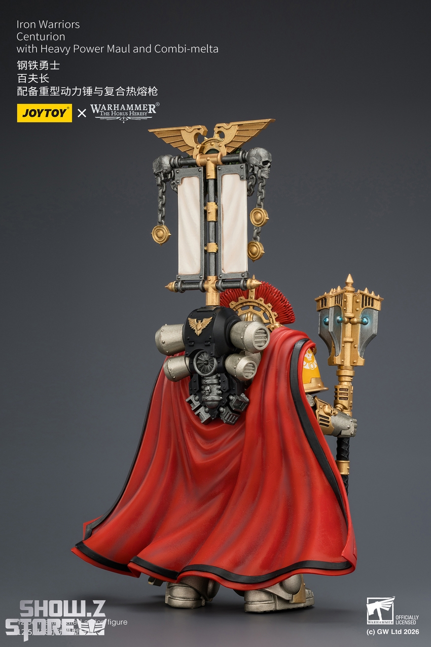 JoyToy JT04391 1/18 Warhammer The Horus Heresy Iron Warriors Centurion with Heavy Power Maul and Combi-melta - View 4 JoyToy JT04391 1/18 Warhammer The Horus Heresy Iron Warriors Centurion with Heavy Power Maul and Combi-melta - View 4