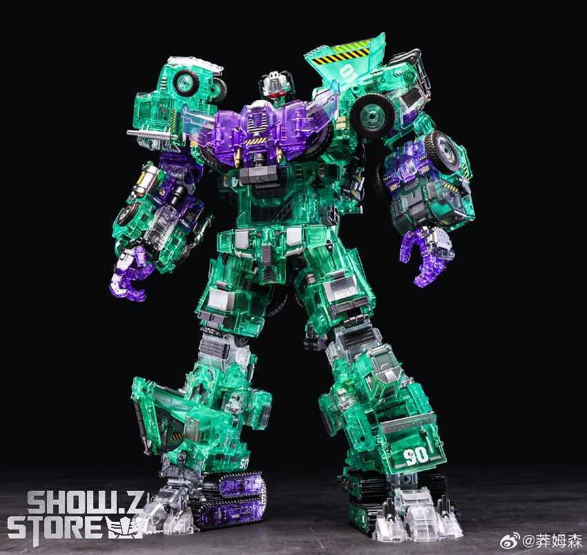 Mecha Invasion Devastator Set of 6 Transparent Version - View 8 Mecha Invasion Devastator Set of 6 Transparent Version - View 8