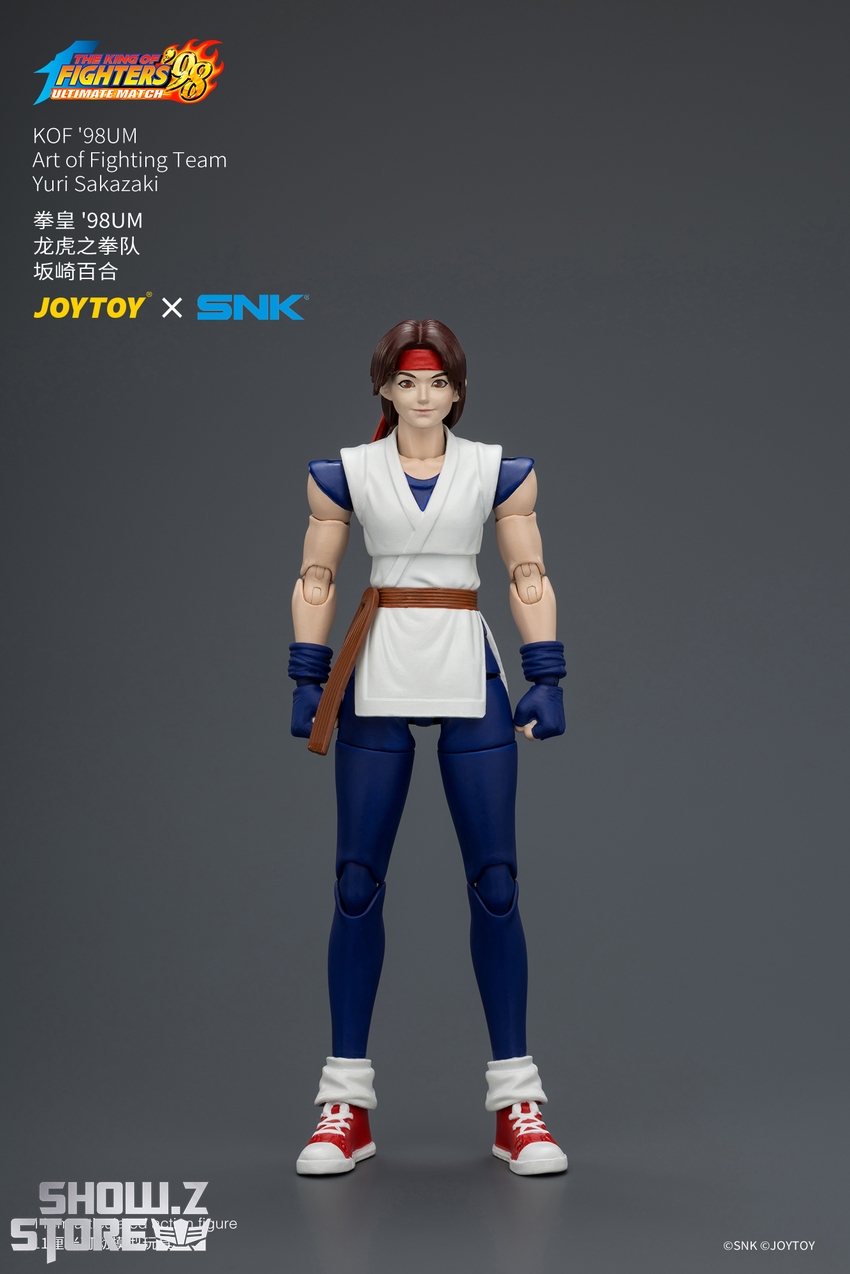 JoyToy JT04605 1/18 SNK KOF'98UM Art of Fighting Team Yuri Sakazaki - View 1 JoyToy JT04605 1/18 SNK KOF'98UM Art of Fighting Team Yuri Sakazaki - View 1