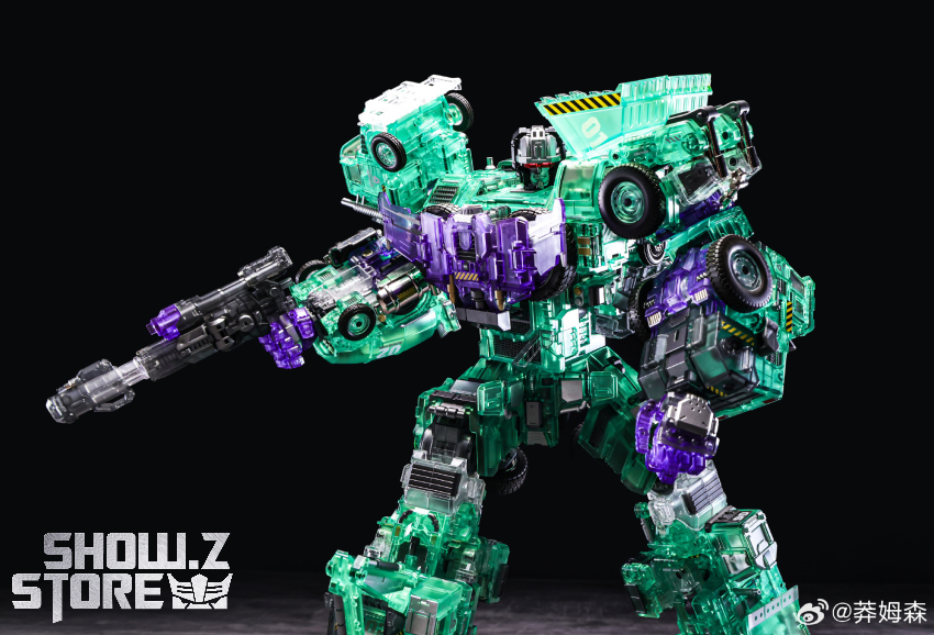 Mecha Invasion Devastator Set of 6 Transparent Version - View 6 Mecha Invasion Devastator Set of 6 Transparent Version - View 6