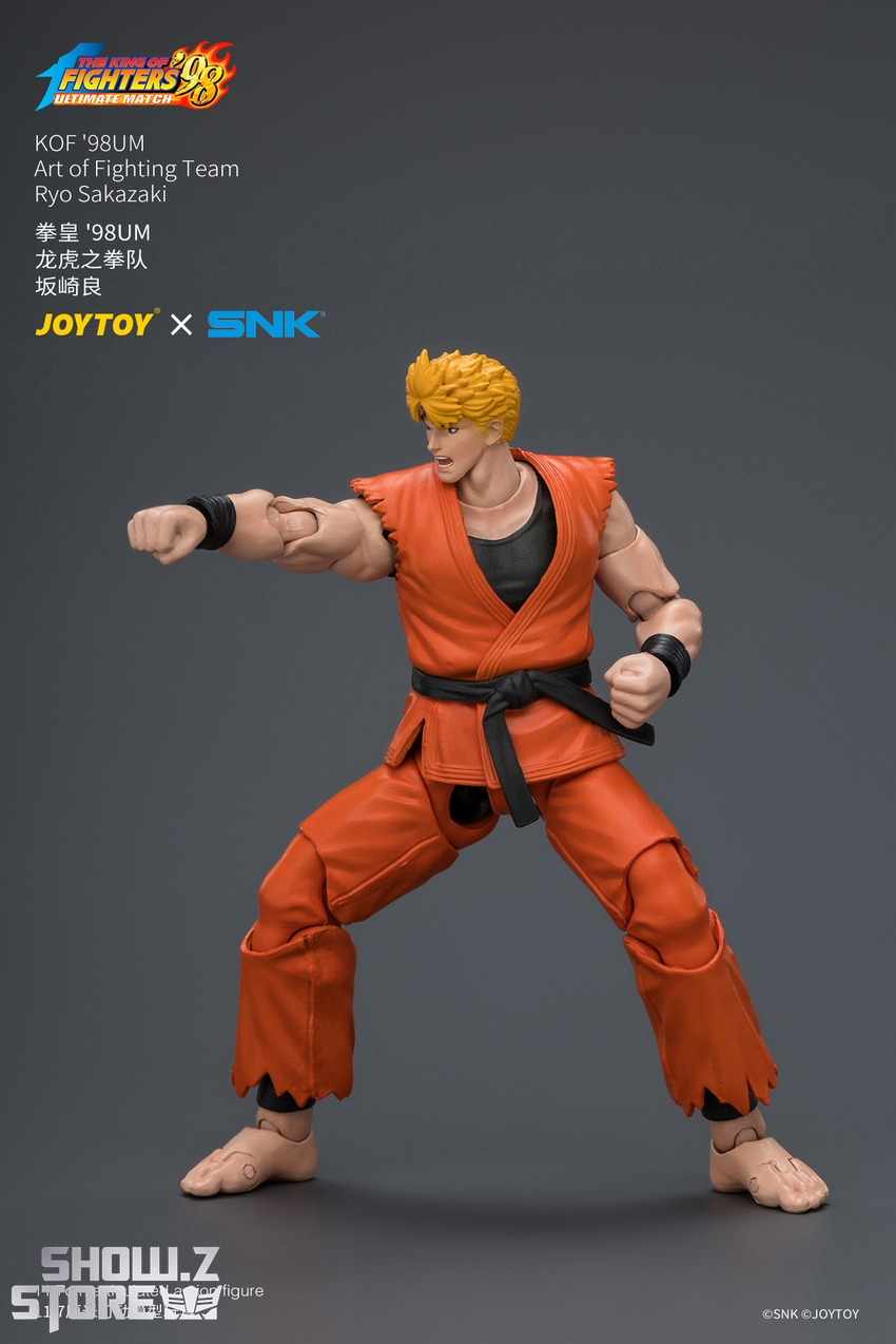 JoyToy JT04612 1/18 SNK KOF'98UM Art of Fighting Team Ryo Sakazaki - View 7 JoyToy JT04612 1/18 SNK KOF'98UM Art of Fighting Team Ryo Sakazaki - View 7