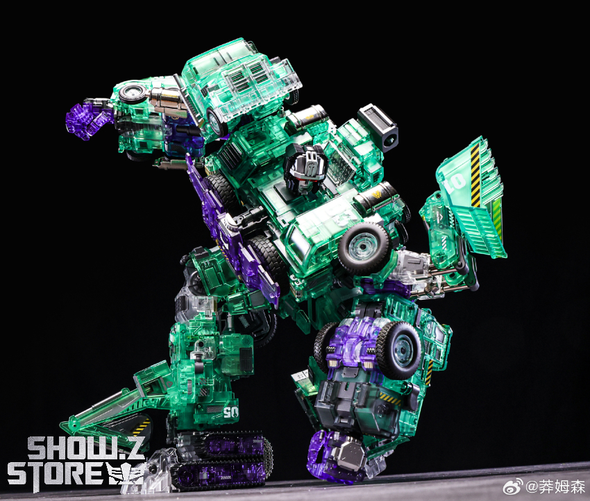 Mecha Invasion Devastator Set of 6 Transparent Version - View 3 Mecha Invasion Devastator Set of 6 Transparent Version - View 3