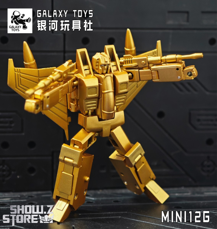 Galaxy Toys MINI12G Starscream Golden Version - View 1 Galaxy Toys MINI12G Starscream Golden Version - View 1